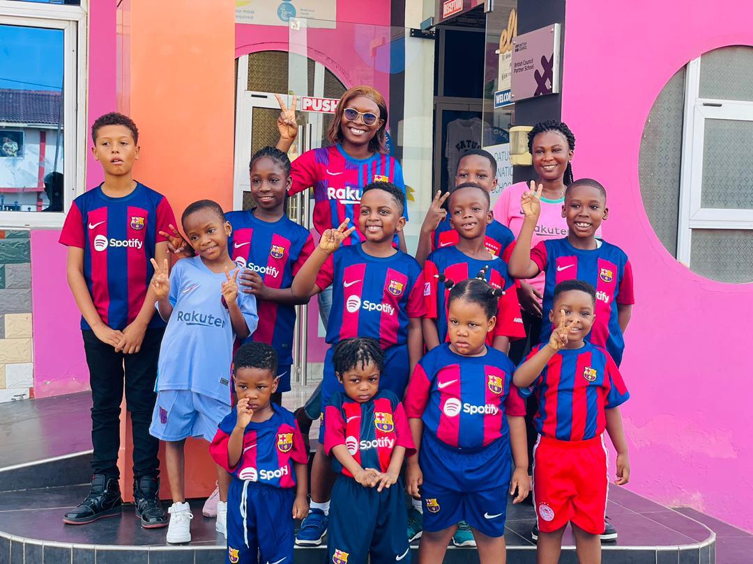 School choir performing on stage